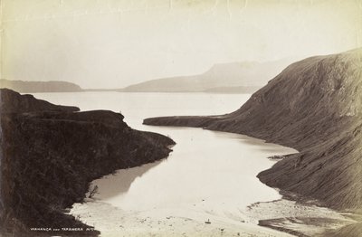 Wahanga and Tarawera Mountains, from Lake Tarawera, October 1886 by George Dobson Valentine
